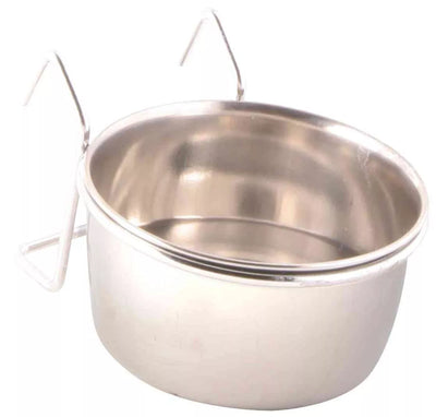 Trixie Dubenėlis paukščiams, nerūd. plienas su laikikliu, 150 ml/7cm