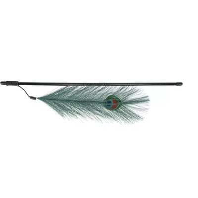 TRIXIE Meškerė su povo plunksna, plastikas 47 cm