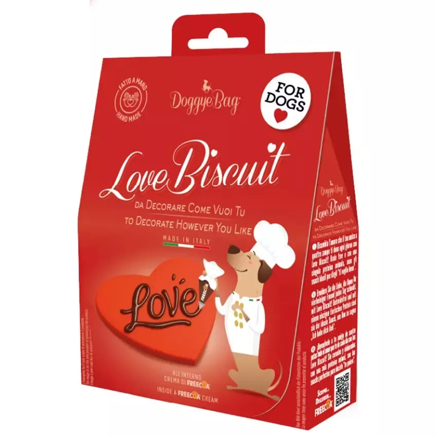 DoggyeBag LOVE BISCUIT Dekoruojamas sausainis 11x10x0.5cm