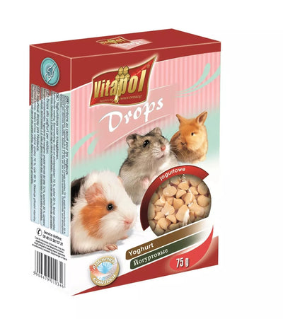 Vitapol lašeliai graužikams su jogurtu 75g