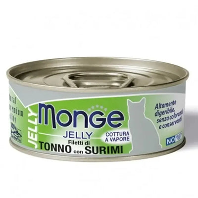 Monge Jelly - Wet kons. pašaras suagusioms katėms su tunu 80g