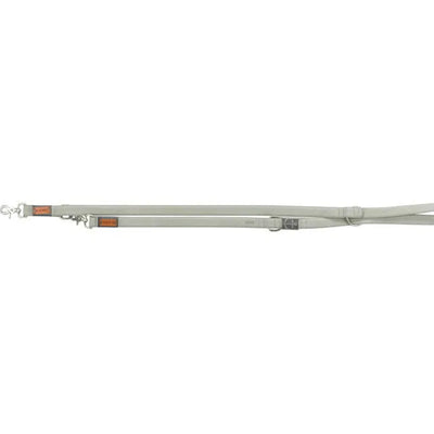 Trixie BE NORDIC pritaikomas pavadys, oda XS-S 2m/15mm, šv. pilkas