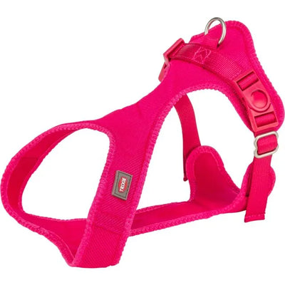 Trixie Comfort Soft touring petnešos, XS-S 30-45cm/15mm, fuksija