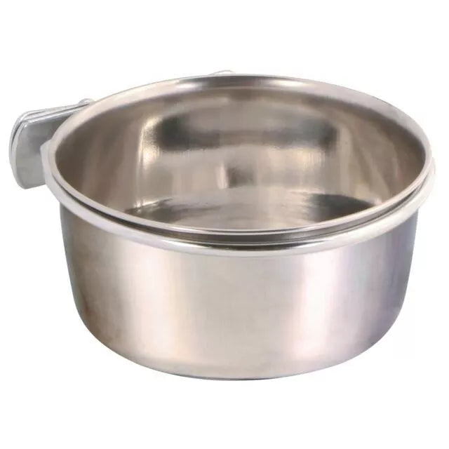 Trixie Dubenėlis paukščiams, nerūd. plienas su laikikliu 900 ml/14cm