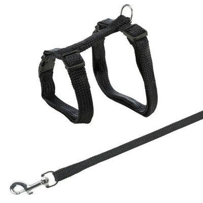 Trixie Kačių petnešos su pavadėliu, Snap, Easy, 22-42 cm-10 mm, 1.25 m