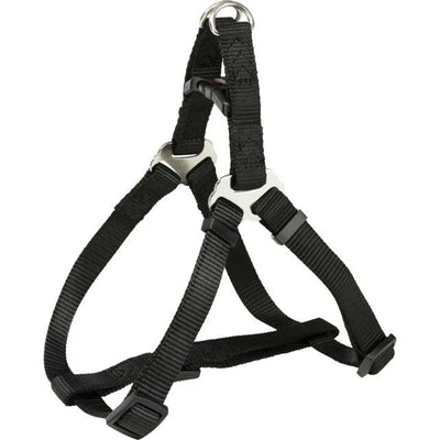 Trixie Premium One Touch petnešos, XL 80-100cm/25mm, juodos