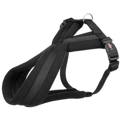 Trixie Premium touring petnešos, L 60-100cm/25mm, juodos