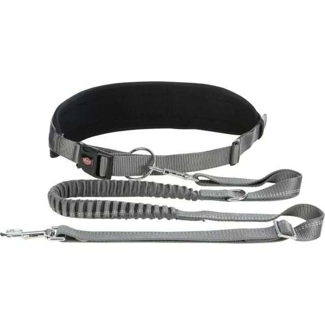 Trixie Juosmens diržas su pavadėliu, paminkštintas neoprenu, diržas 70-130 cm-9 cm