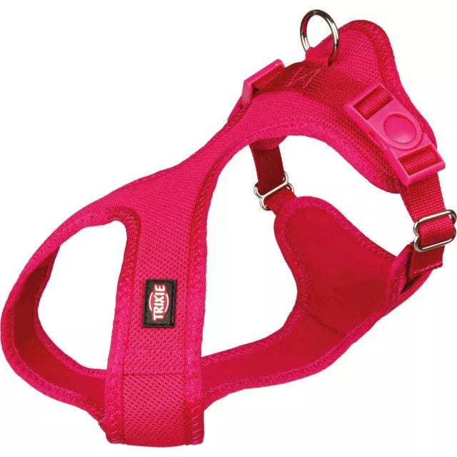 Trixie Comfort Soft touring petnešos, S-M 35-60cm/20mm, fuksija