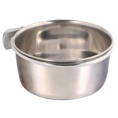 Trixie Dubenėlis paukščiams, nerūd. plienas su laikikliu 600 ml/12cm