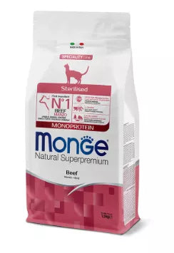 Monge Dry Cat Adult Sterilized Beef monoprotein 1,5 kg