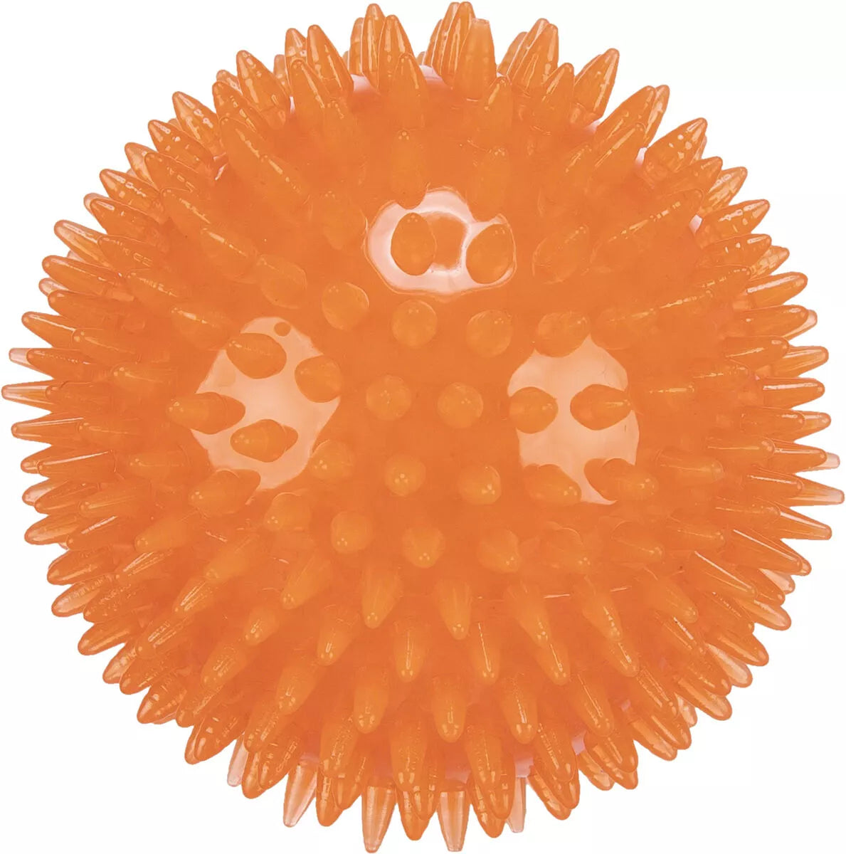Trixie žaislas šuniui "kamuolys su spygliais", begarsis, TPR, 8 cm
