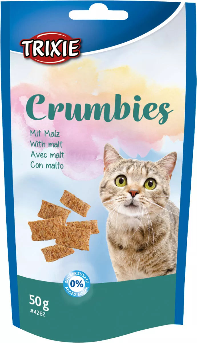 Trixie Crumbies skanėstai katėms su salyklu 50 g