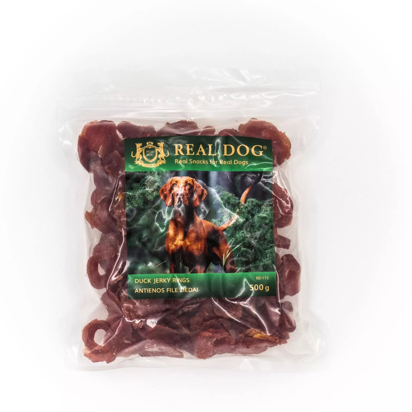 Real Dog SNACKS Minkšti antienos file žiedai 500g