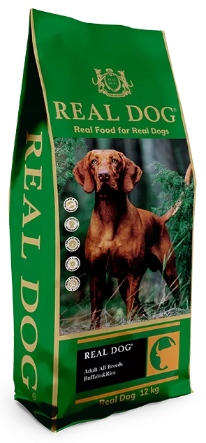Real Dog SP Adult All Breeds Buffalo&Rice 12 kg