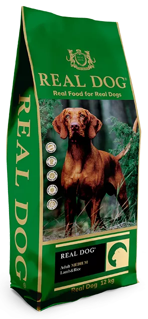 Real Dog SP Adult Medium Lamb&Rice 12 kg