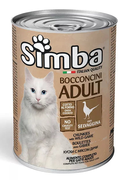 SIMBA - Wet CAT Chunkies with WILD GAMES 415g