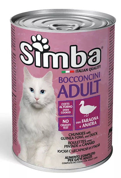 SIMBA - Wet CAT Chunkies with FOWL AND DUCK 415g