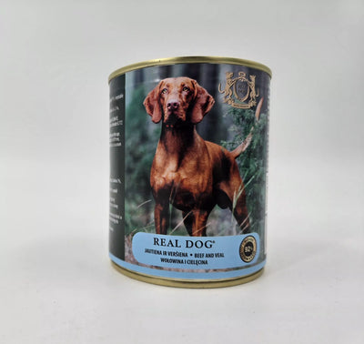 Real Dog SP - Wet Beef and veal for adult dogs 800 g