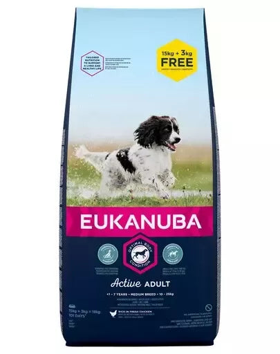 Eukanuba Adult Medium Breed 18kg