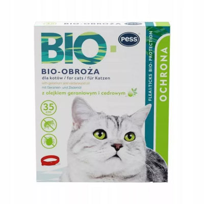 Pess Bio-Protection antkaklis nuo parazitų katėms 35cm