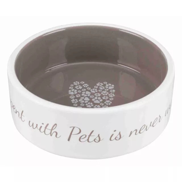 Trixie Pet's Home Dubenėlis, keramika, 0.8 l, ø 16 cm, cream-smėlio