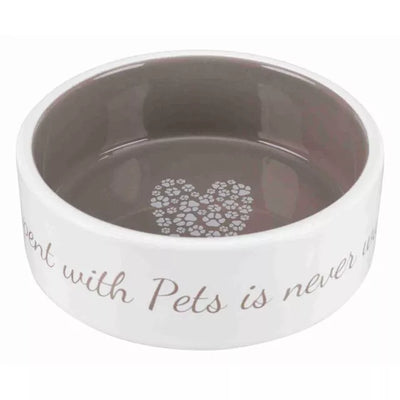 Trixie Pet's Home Dubenėlis, keramika, 0.8 l, ø 16 cm, cream-smėlio