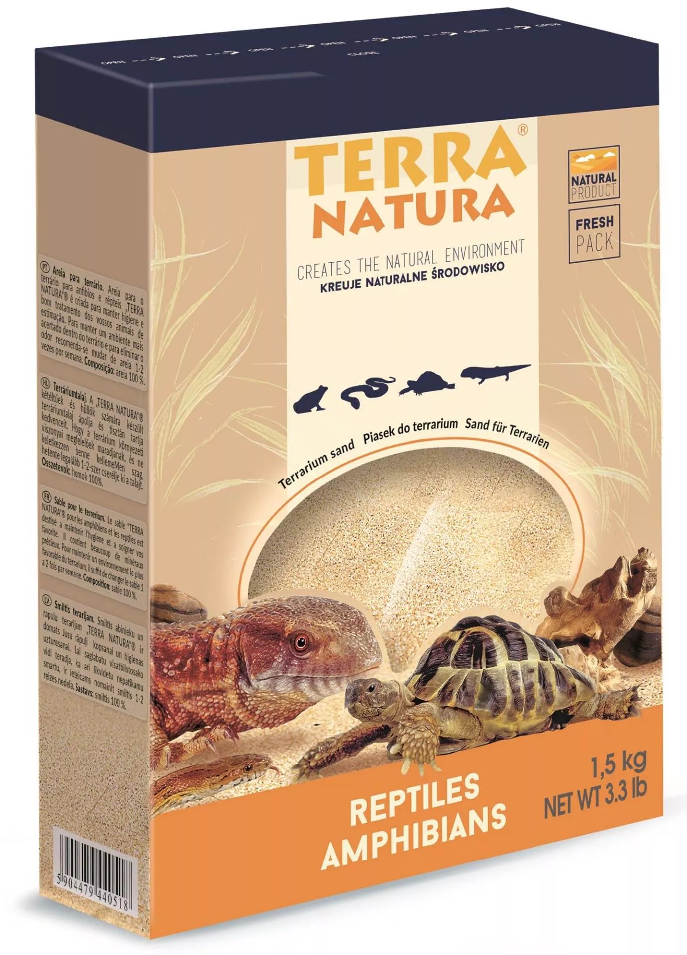 TN Smėlis terariumams kibirėlis 1500g