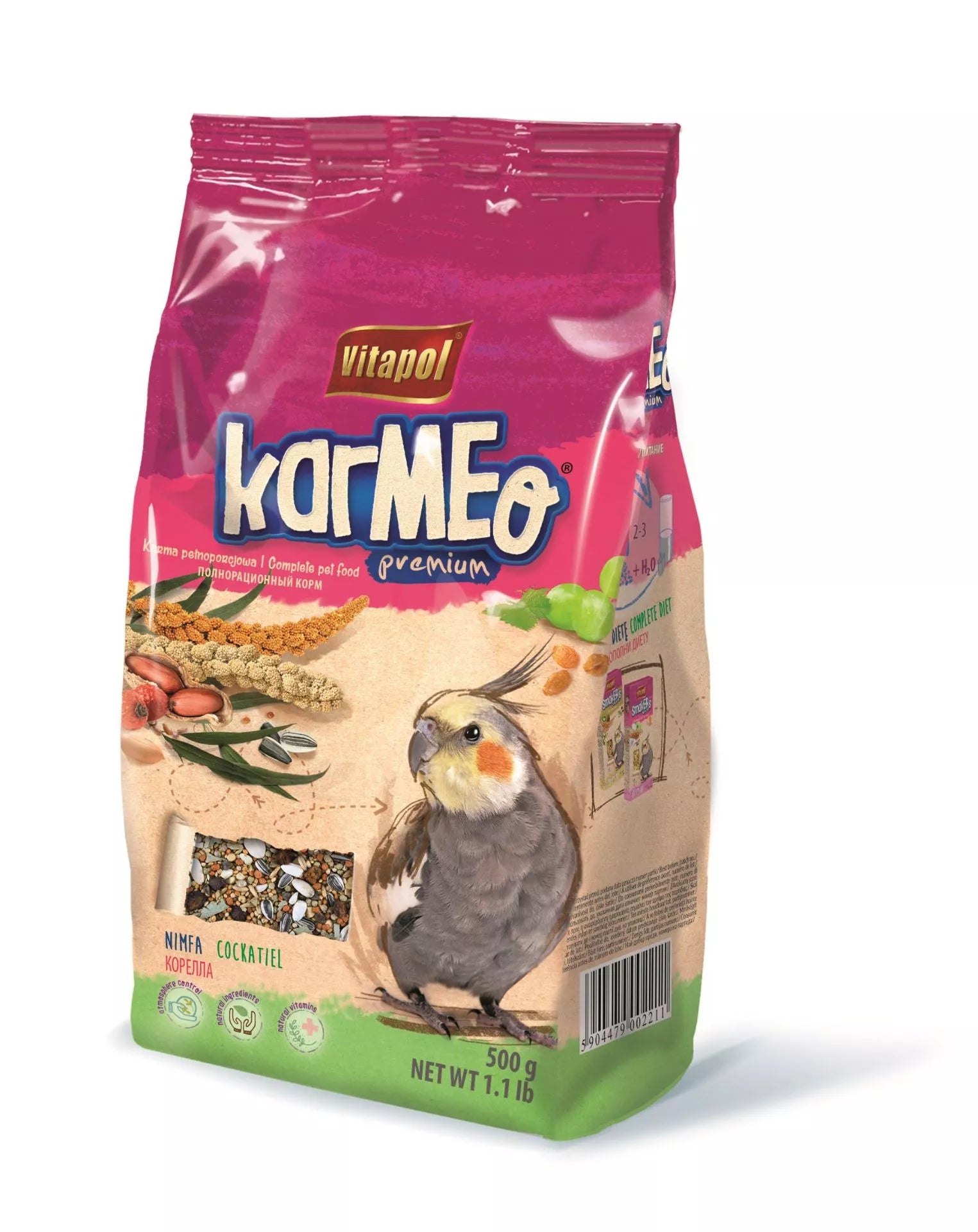 Vitapol visavertis lesalas papūgoms nimfoms 500g
