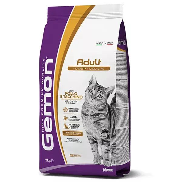 GEMON - Dry Cat Adult Complete su vištiena ir kalakutiena 2kg