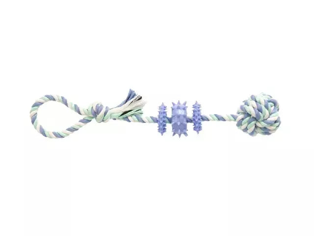 Gimdog Cotton Dent Plus Rope W/Tpr 39cm žaislas šuniui