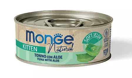 Monge Kitten kons. pašaras kačiukams su tuno gabalėliais ir alaviju 80g