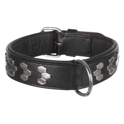 Trixie Active antkaklis su met. apdaila, oda M 38-45cm/40mm, juodas