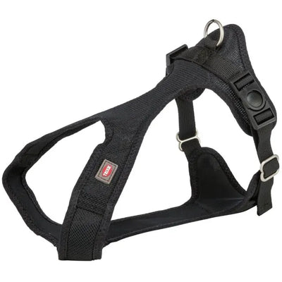Trixie Comfort Soft touring petnešos, XS-S 30-45cm/15mm, juodos