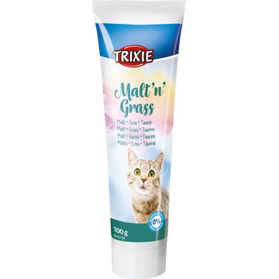 Trixie Malt'n'Grass Anti hairball pasta virškinimui, 100g