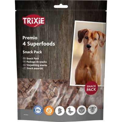 Trixie PREMIO 4 Superfoods, vištiena/antiena/jautiena/ėriena, 4x100 g