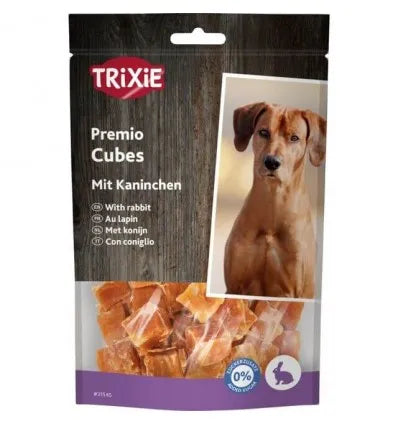 Trixie PREMIO skanėstai šunims, triušienos kubeliai, 100 g