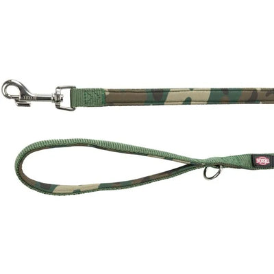 Trixie Premium pavadys, su neoprenu XS 1.2m/10mm, kamufl./miško