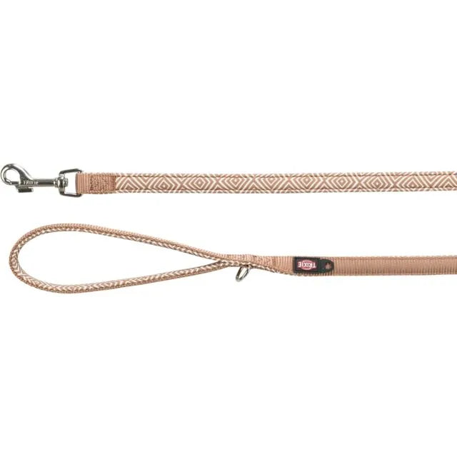 Trixie Premium pavadys, su neoprenu XS-S 1.2m/15mm, šv. deim./karamelė