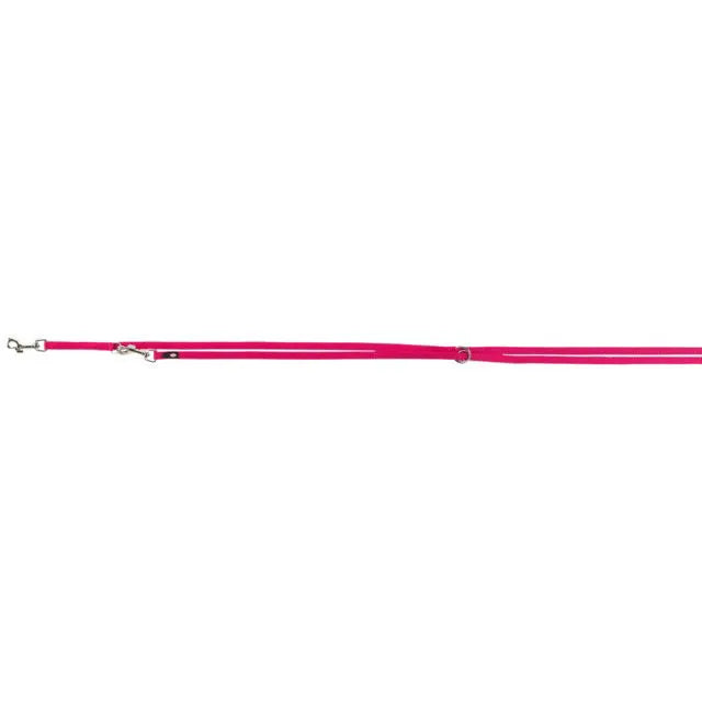 Trixie Premium pritaikomas pavadys, dvisluoksnis, XS-S 2m/15mm, fuksija