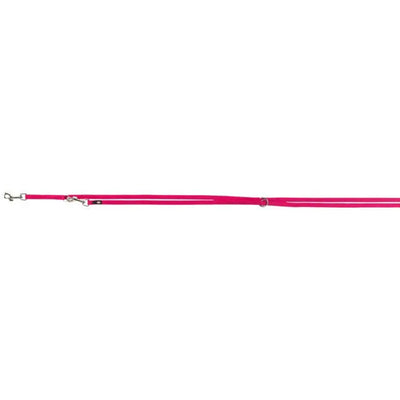 Trixie Premium pritaikomas pavadys, dvisluoksnis, XS-S 2m/15mm, fuksija