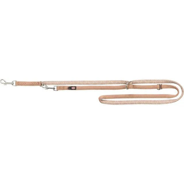 Trixie Premium pritaikomas pavadys, su neoprenu XS-S 2m/15mm, šv. deim./karamelė