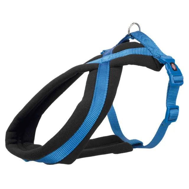 Trixie Premium touring petnešos, L 60-100cm/25mm, mėlynos