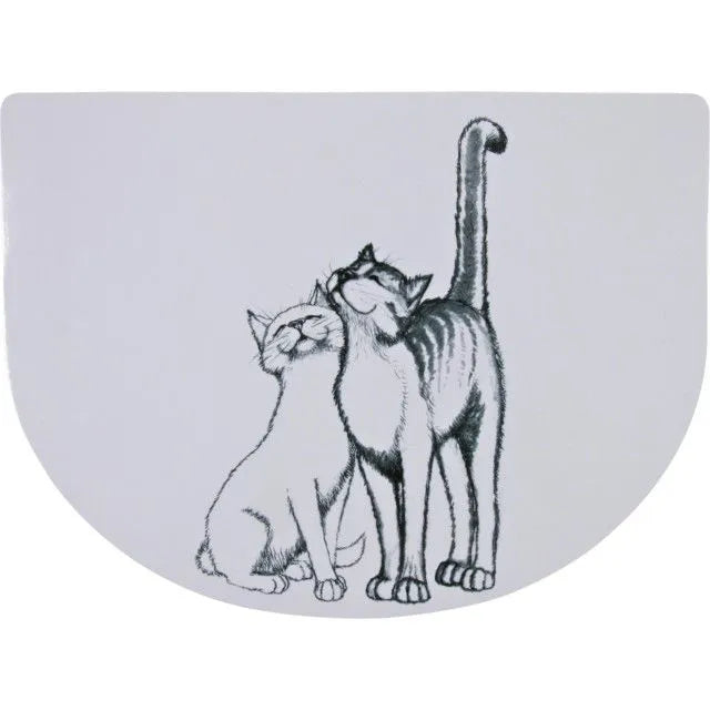 Trixie Pussy Cat Kilimėlis dubenėliams, 40x30 cm, baltas